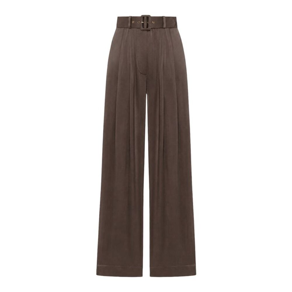 Zimmermann Women Wide Leg Seta Pantaloni